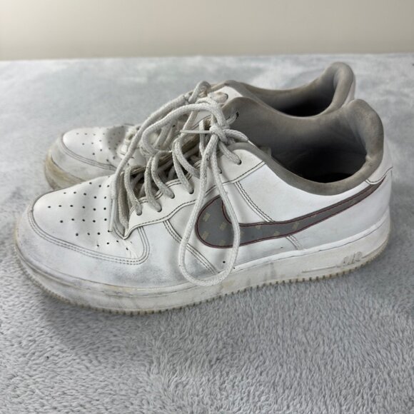 Nike Air Force 1 Low 3M Swoosh White Shoes Men Size 10 US - Picture 7 of 14